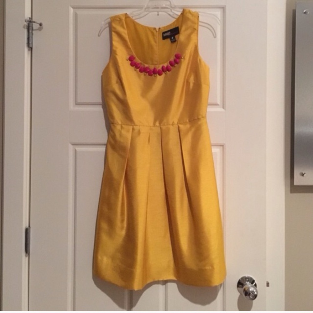 🎉HP🎉 Miss Sixty Golden Fit & Flare Dress
